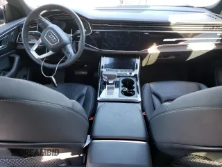 2019 Audi Q8 Premium Plus with VIN WA1EVAF15KD025205, listed as a Copart auction lot 84956594 with 0 mi miles and Salvage Title. Bid and sale history available at carsss.com. Image 8.