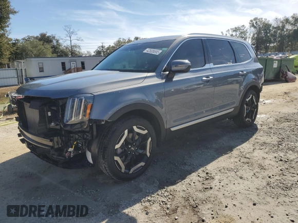 2024 Kia Telluride EX with VIN 5XYP34GC9RG454039, listed as a Copart auction lot 42808695 with 10,272 mi miles and Salvage title. Bid and sale history available at DreamBid. Image 1.