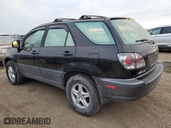 2001 Lexus RX 300 with VIN JTJHF10U610203659, listed as a Copart auction lot 41648775 with 194,629 mi miles and Salvage Title. Bid and sale history available at carsss.com. Image 2.