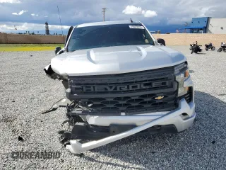 2022 Chevrolet Silverado 1500 Custom with VIN 3GCPABEK7NG521611, listed as a Copart auction lot 49009995 with 124,826 mi miles and Salvage Title. Bid and sale history available at DreamBid. Image 5.