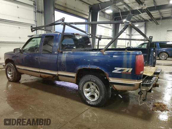 1995 Chevrolet Silverado 1500 with VIN 2GCEK19K0S1286482, listed as a Copart auction lot 81173674 with 173,321 mi miles and Salvage Title. Bid and sale history available at DreamBid. Image 2.