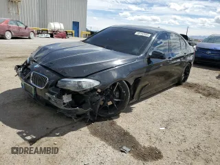 2011 BMW 5 Series 535i with VIN WBAFR7C5XBC608557, listed as a Copart auction lot 48142605 with 155,385 mi miles and Salvage Title. Bid and sale history available at carsss.com. Image 1.