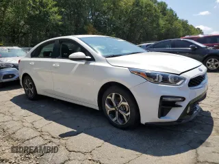 2021 Kia Forte LXS with VIN 3KPF24AD4ME349205, listed as a Copart auction lot 64805393 with 46,773 mi miles and Salvage Title. Bid and sale history available at DreamBid. Image 4.