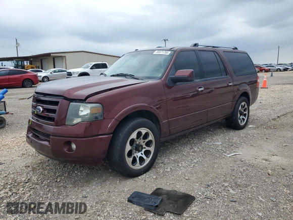 2010 Ford Expedition Max Limited z VIN 1FMJK1K52AEB70325, wystawiony jako Copart lot #55571755 z przebiegiem 199 231 mil mil oraz Szkoda całkowita • Salvage title. Historia ofert i sprzedaży dostępna na DreamBid. Obrazek 1.