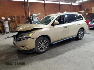 2013 Nissan Pathfinder SL z VIN 5N1AR2MM3DC604208, wystawiony jako Copart lot #57424365 z przebiegiem Nie podano mil oraz Szkoda całkowita • Salvage title. Historia ofert i sprzedaży dostępna na DreamBid. Obrazek 1.