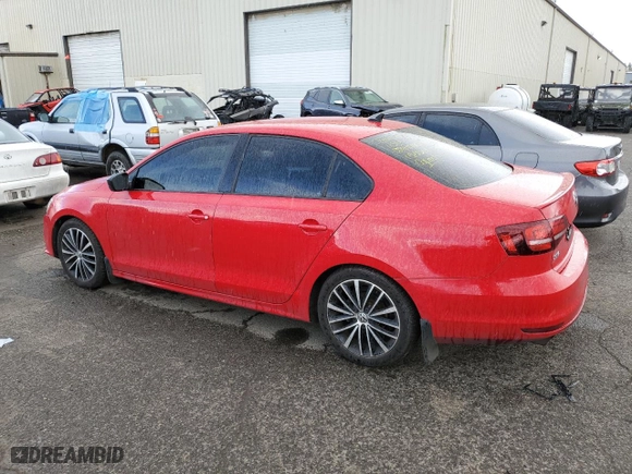 2016 Volkswagen Jetta Sedan 1.8T Sport with VIN 3VWD17AJ7GM216799, listed as a Copart auction lot 47631755 with 152,808 mi miles and Salvage Title. Bid and sale history available at carsss.com. Image 2.