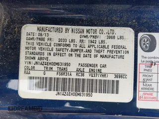2014 Nissan 370Z Nismo z VIN JN1AZ4EH0EM631950, wystawiony jako IAAI lot #41685567 z przebiegiem 103 282 mil mil oraz . Historia ofert i sprzedaży dostępna na DreamBid. Obrazek 9.