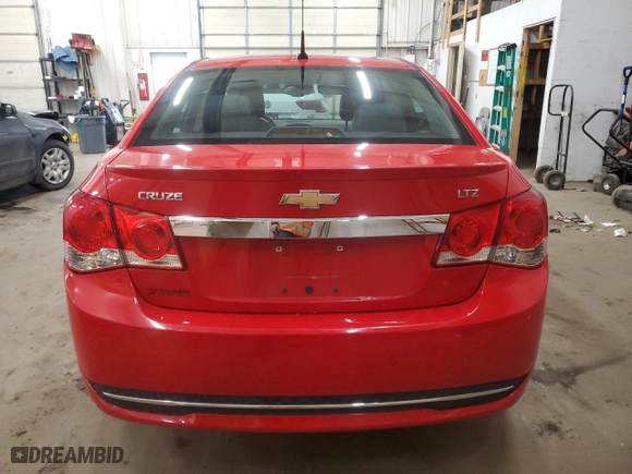 2012 Chevrolet Cruze LTZ with VIN 1G1PH5SC0C7295441, listed as a Copart auction lot 53888705 with 79,580 mi miles and Clean Title. Bid and sale history available at carsss.com. Image 6.