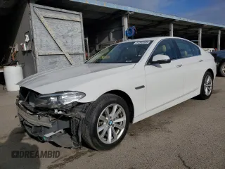2015 BMW 5 Series 528i with VIN WBA5A5C58FD522722, listed as a Copart auction lot 51345595 with 68,683 mi miles and Salvage Title. Bid and sale history available at carsss.com. Image 1.
