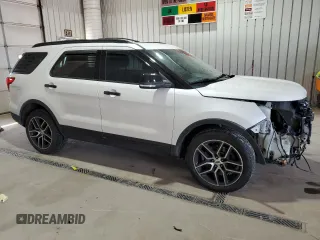 2016 Ford Explorer Sport with VIN 1FM5K8GT7GGA93286, listed as a Copart auction lot 59331775 with 144,028 mi miles and Salvage title. Bid and sale history available at DreamBid. Image 4.