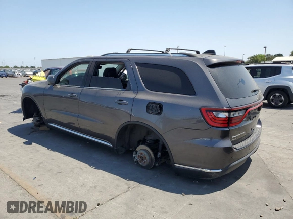 2017 Dodge Durango SXT with VIN 1C4RDJAG2HC918193, listed as a Copart auction lot 59713855 with 127,905 mi miles and Salvage title. Bid and sale history available at DreamBid. Image 2.