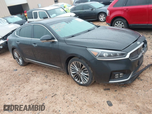 2018 Kia Cadenza Premium with VIN KNALC4J17J5099307, listed as a IAAI auction lot 41925008 with 118,474 mi miles. Bid and sale history available at carsss.com. Image 1.