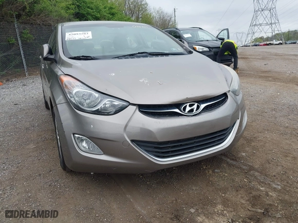 2012 Hyundai Elantra GLS with VIN 5NPDH4AEXCH095704, listed as a IAAI auction lot 42093583 with 99,154 mi miles. Bid and sale history available at carsss.com. Image 6.