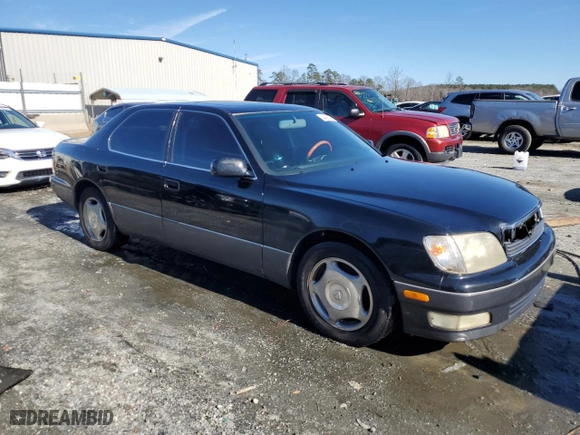 1999 Lexus LS 400 Luxury Sdn with VIN JT8BH28F2X0146625, listed as a Copart auction lot 45409875 with 269,610 mi miles and Salvage Title. Bid and sale history available at carsss.com. Image 4.