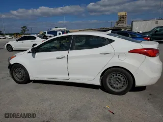 2012 Hyundai Elantra GLS with VIN 5NPDH4AE1CH134082, listed as a Copart auction lot 52193455 with 261,725 mi miles and Salvage Title. Bid and sale history available at carsss.com. Image 2.