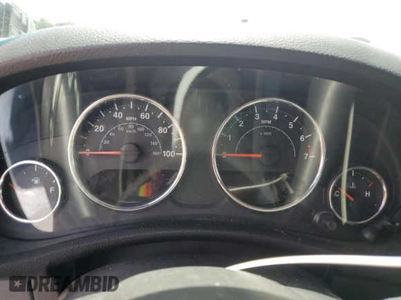 2012 Jeep Wrangler Unlimited Sport with VIN 1C4BJWDG6CL240673, listed as a Copart auction lot 60669625 with Not provided miles and Salvage title. Bid and sale history available at DreamBid. Image 9.
