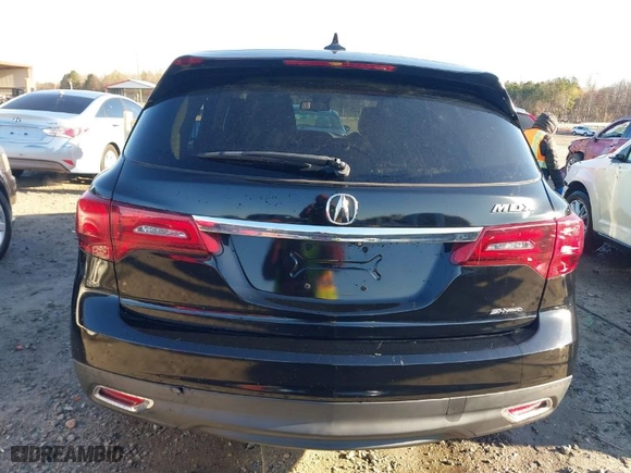 2014 Acura MDX Tech Pkg with VIN 5FRYD4H4XEB049431, listed as a IAAI auction lot 41815884 with 190,764 mi miles. Bid and sale history available at carsss.com. Image 16.