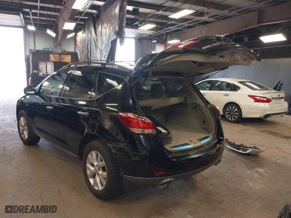 2011 Nissan Murano SV with VIN JN8AZ1MWXBW187833, listed as a IAAI auction lot 39805700 with 114,649 mi miles. Bid and sale history available at carsss.com. Image 3.