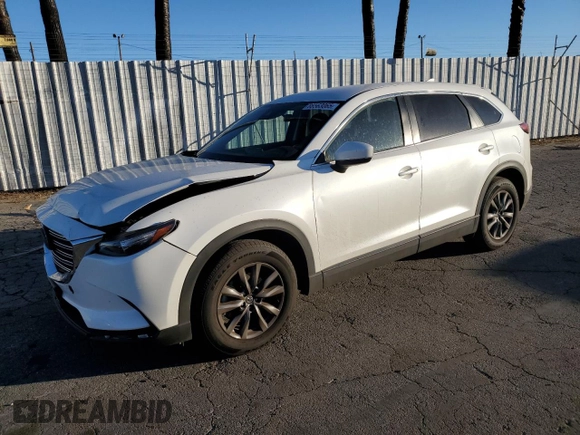 2022 Mazda CX-9 Sport with VIN JM3TCBBY1N0603329, listed as a Copart auction lot 88563065 with 54,687 mi miles and Salvage Title. Bid and sale history available at carsss.com. Image 1.
