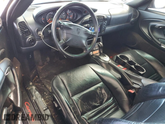2001 Porsche 911 with VIN WP0CA29921S651773, listed as a Copart auction lot 55867785 with 111,563 mi miles and Salvage title. Bid and sale history available at DreamBid. Image 8.