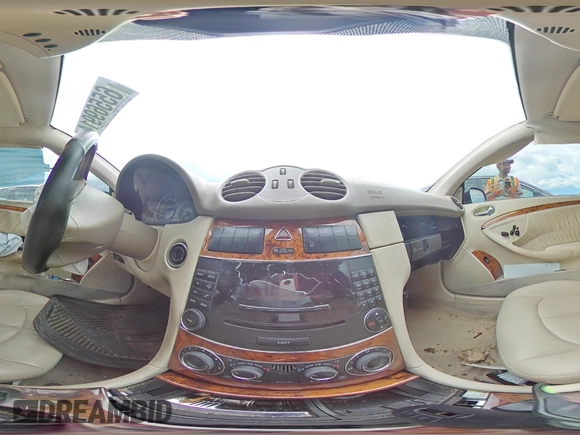 2006 Mercedes-Benz CLK 350 with VIN WDBTJ56H36F192927, listed as a Copart auction lot 53328225 with Not Provided miles and Non Repairable. Bid and sale history available at DreamBid. Image 13.