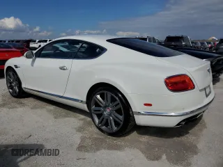 2016 Bentley Continental GT with VIN SCBFT7ZA6GC053724, listed as a Copart auction lot 77163994 with 37,984 mi miles and Salvage Title. Bid and sale history available at DreamBid. Image 2.