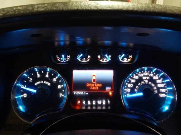 2013 Ford F-150 XL with VIN 1FTFX1CF6DKF16708, listed as a IAAI auction lot 41295998 with 118,518 mi miles and . Bid and sale history available at DreamBid. Image 7.