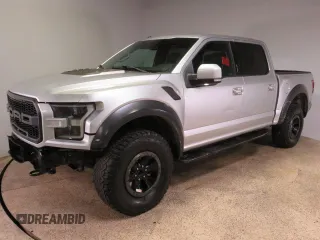 2017 Ford F-150 Raptor with VIN 1FTFW1RG7HFA87001, listed as a Copart auction lot 88283095 with 110,157 mi miles and Salvage Title. Bid and sale history available at carsss.com. Image 2.