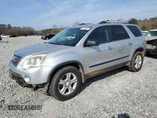 2011 GMC Acadia SL with VIN 1GKKRNEDXBJ255005, listed as a Copart auction lot 43012845 with 227,235 mi miles and Salvage Title. Bid and sale history available at carsss.com. Image 1.