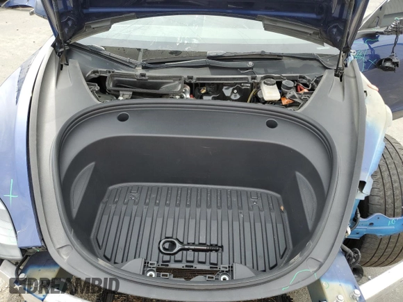 2023 Tesla Model 3 Long Range with VIN 5YJ3E1EB0PF388986, listed as a Copart auction lot 49823045 with 93,870 mi miles and Salvage Title. Bid and sale history available at DreamBid. Image 13.