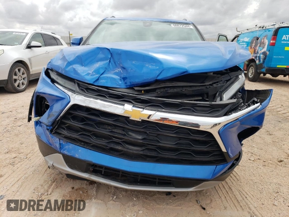 2024 Chevrolet Blazer LT with VIN 3GNKBDR43RS191474, listed as a Copart auction lot 60072544 with 2,558 mi miles and Salvage title. Bid and sale history available at DreamBid. Image 5.