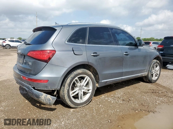 2014 Audi Q5 Premium Plus with VIN WA1LFAFP3EA013942, listed as a Copart auction lot 64371595 with 92,648 mi miles and Salvage title. Bid and sale history available at DreamBid. Image 3.