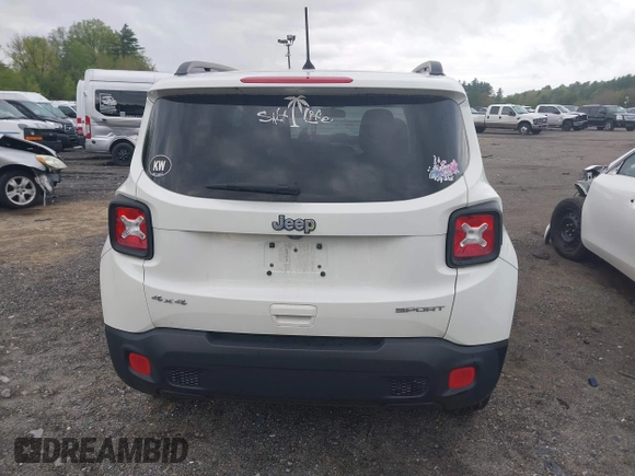 2018 Jeep Renegade Upland z VIN ZACCJBAB6JPJ45087, wystawiony jako IAAI lot #42140535 z przebiegiem 90 099 mil mil oraz . Historia ofert i sprzedaży dostępna na DreamBid. Obrazek 16.