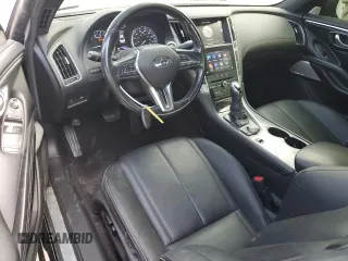 2018 Infiniti Q60 Sport with VIN JN1EV7EK5JM341496, listed as a Copart auction lot 75397364 with 89,868 mi miles and Non Repairable. Bid and sale history available at DreamBid. Image 8.