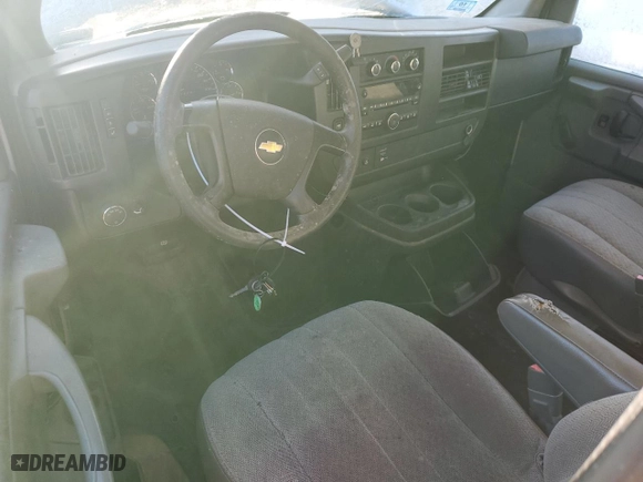 2011 Chevrolet Express Cargo Van with VIN 1GCWGFCA1B1107309, listed as a Copart auction lot 83418554 with 0 mi miles and Clean Title. Bid and sale history available at carsss.com. Image 8.