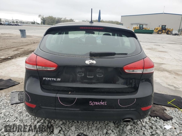 2017 Kia Forte LX with VIN KNAFK5A80H5699440, listed as a Copart auction lot 46067035 with 75,434 mi miles and Salvage Title. Bid and sale history available at carsss.com. Image 6.