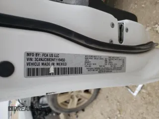 2022 Jeep Compass Latitude with VIN 3C4NJCBB3NT119450, listed as a Copart auction lot 45893475 with 18,004 mi miles and Salvage Title. Bid and sale history available at carsss.com. Image 13.