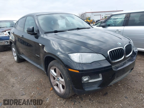 2014 BMW X6 xDrive35i z VIN 5UXFG2C56E0C45631, wystawiony jako IAAI lot #41967186 z przebiegiem 86 773 mil mil oraz . Historia ofert i sprzedaży dostępna na DreamBid. Obrazek 1.
