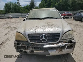 2004 Mercedes-Benz M 3.5L with VIN 4JGAB57E24A507085, listed as a Copart auction lot 55213735 with Not Provided miles and Clean Title. Bid and sale history available at carsss.com. Image 6.