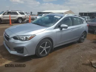 2019 Subaru Impreza Premium с VIN 4S3GTAD61K3706244, выставлен на аукционе Copart как лот 58934365 с пробегом 25 766 миль миль и Списание • Salvage title. История ставок и продаж доступна на DreamBid. Изображение 1.