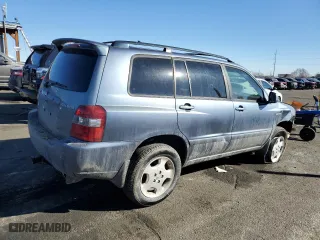 2006 Toyota Highlander w/3rd Row with VIN JTEEP21A660154155, listed as a Copart auction lot 47137515 with 156,205 mi miles and Salvage Title. Bid and sale history available at carsss.com. Image 3.