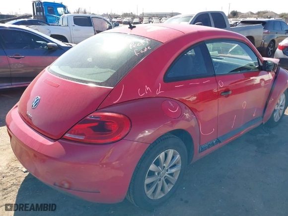 2016 Volkswagen Beetle Coupe 1.8T Wolfsburg Edition with VIN 3VWF17AT7GM608322, listed as a IAAI auction lot 41395323 with 112,054 mi miles. Bid and sale history available at carsss.com. Image 4.