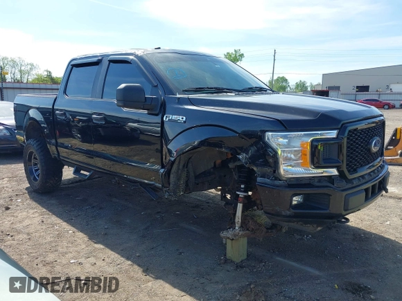 2019 Ford F-150 XL with VIN 1FTEW1EP2KFC91620, listed as a IAAI auction lot 42092443 with 89,305 mi miles and . Bid and sale history available at DreamBid. Image 1.