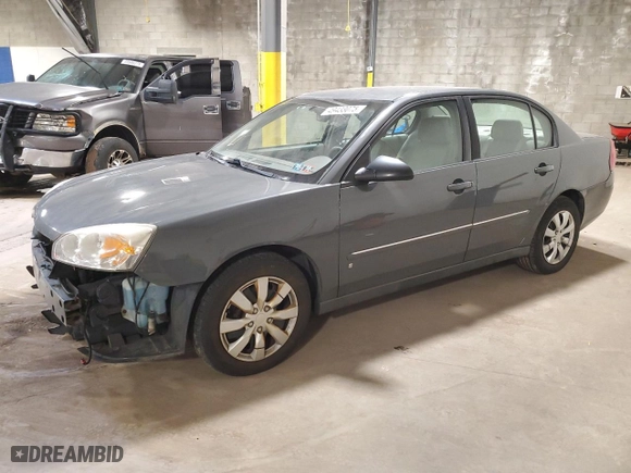 2007 Chevrolet Malibu LT w/2LT with VIN 1G1ZT58N47F305898, listed as a Copart auction lot 49433075 with 90,856 mi miles and Salvage Title. Bid and sale history available at carsss.com. Image 1.