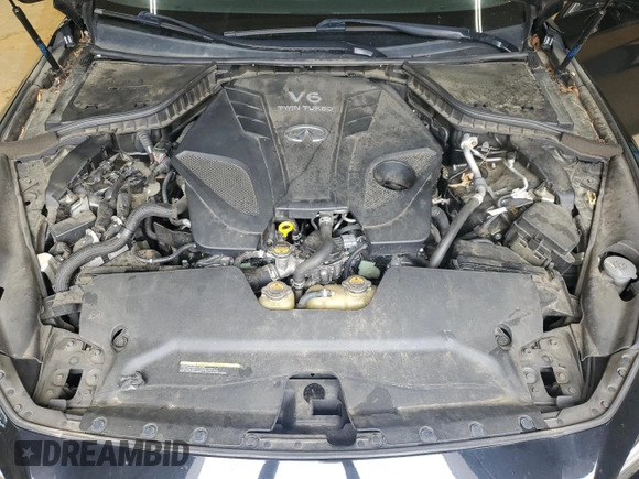 2020 Infiniti Q50 Luxe z VIN JN1EV7AR9LM252570, wystawiony jako Copart lot #58611975 z przebiegiem 148 107 mil mil oraz Czysty tytuł • Clean title. Historia ofert i sprzedaży dostępna na DreamBid. Obrazek 11.
