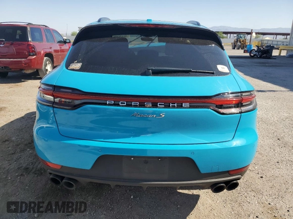 2019 Porsche Macan S with VIN WP1AB2A51KLB34262, listed as a Copart auction lot 60446025 with 87,324 mi miles and Salvage title. Bid and sale history available at DreamBid. Image 6.