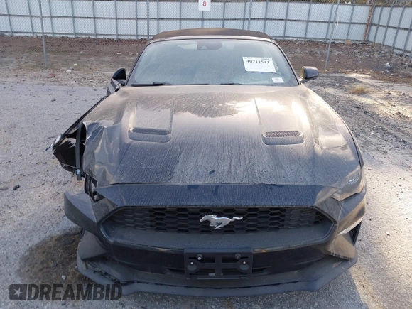 2021 Ford Mustang EcoBoost with VIN 1FATP8UH6M5103235, listed as a IAAI auction lot 40711543 with 52,470 mi miles. Bid and sale history available at carsss.com. Image 12.