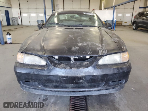 1997 Ford Mustang with VIN 1FALP4047VF158249, listed as a Copart auction lot 55669455 with 175,458 mi miles and Salvage title. Bid and sale history available at DreamBid. Image 5.