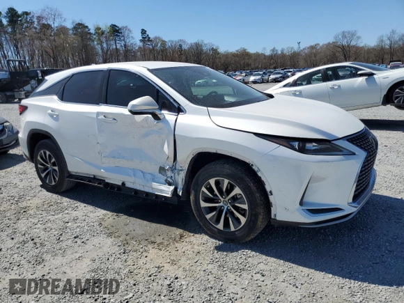 2021 Lexus RX with VIN 2T2AZMAA3MC202945, listed as a Copart auction lot 50166085 with 59,314 mi miles and Salvage Title. Bid and sale history available at carsss.com. Image 4.