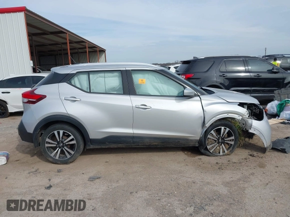 2020 Nissan Kicks SV with VIN 3N1CP5CV1LL506511, listed as a IAAI auction lot 41743393 with 59,869 mi miles. Bid and sale history available at carsss.com. Image 13.